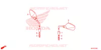 RETROVISEUR pour Honda CB 500 F ABS de 2022