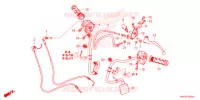 LEVIER DE GUIDON   CABLE   COMMODO pour Honda CB 500 F de 2022