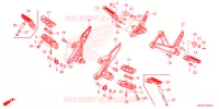 REPOSE PIED pour Honda CB 500 F de 2022
