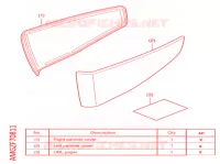 COUVERCLE AVANT pour Honda CB 500 F ABS de 2022