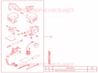 KIT MONTAGE ANTIBROUILLARD pour Honda CB 500 F ABS de 2022