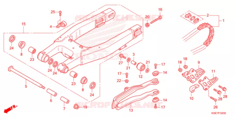 BRAS OSCILLANT Honda MOTO 150 CRF 2023  CRF150RBN