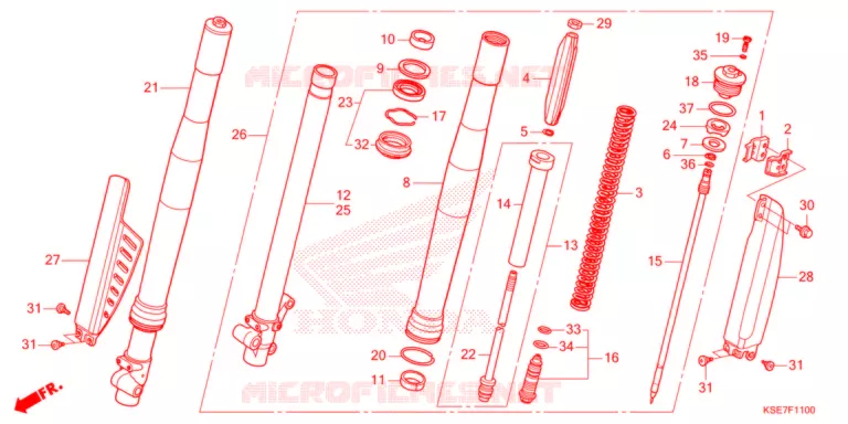 FOURCHE Honda MOTO 150 CRF 2022  CRF150RBN