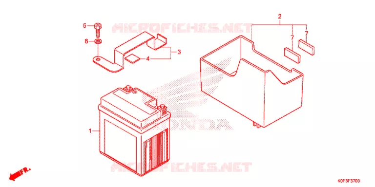 BATTERIE Honda MOTO 125 MONKEY 2021  Z125MAL