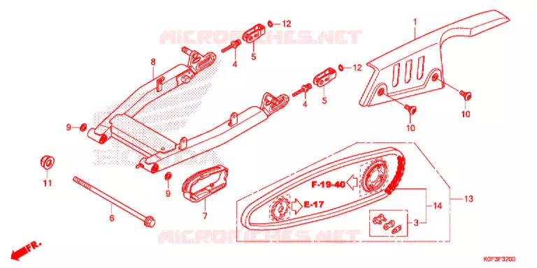 BRAS OSCILLANT Honda MOTO 125 MONKEY 2021  Z125MAL