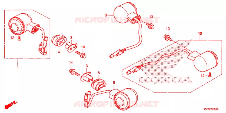 CLIGNOTANT Honda MOTO 125 MONKEY 2021  Z125MAL
