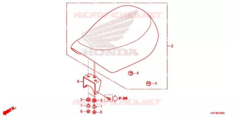 SELLE Honda MOTO 125 MONKEY 2020  Z125MAL
