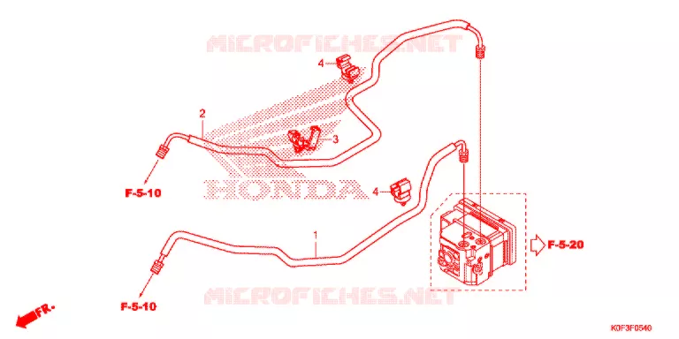DURITE DE FREIN ARRIERE Honda MOTO 125 MONKEY 2021  Z125MAM