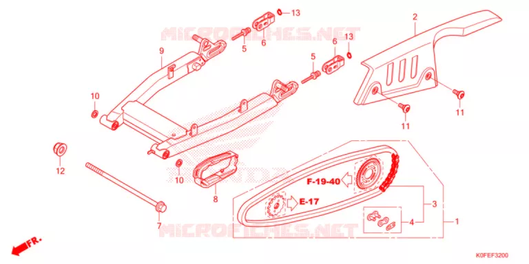 BRAS OSCILLANT Honda MOTO 125 MONKEY 2024  Z125MAN