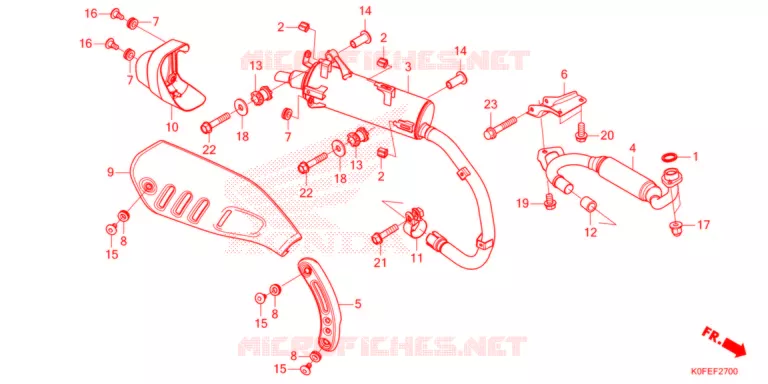 SILENCIEUX D'ECHAPPEMENT Honda MOTO 125 MONKEY 2024  Z125MAN