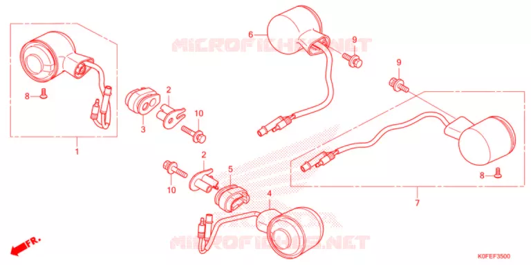 CLIGNOTANT Honda MOTO 125 MONKEY 2022  Z125MN