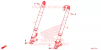 FOURCHE pour Honda CBR 1000 RR SP BREMBO 30TH de 2022