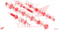 BOITE DE VITESSES pour Honda CBR 1000 RR SP BREMBO de 2023
