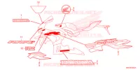 AUTOCOLLANTS pour Honda CBR 1000 RR SP BREMBO de 2022