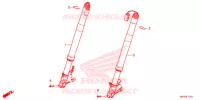 FOURCHE pour Honda CBR 1000 RR SP BREMBO de 2022