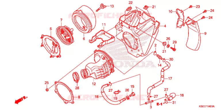 FILTRE A AIR Honda MOTO 150 CRF 2021  CRF150RBM