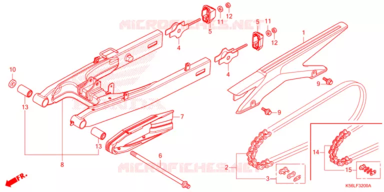 BRAS OSCILLANT Honda SCOOTER 150 WINNER 2019  FS150FAL_V