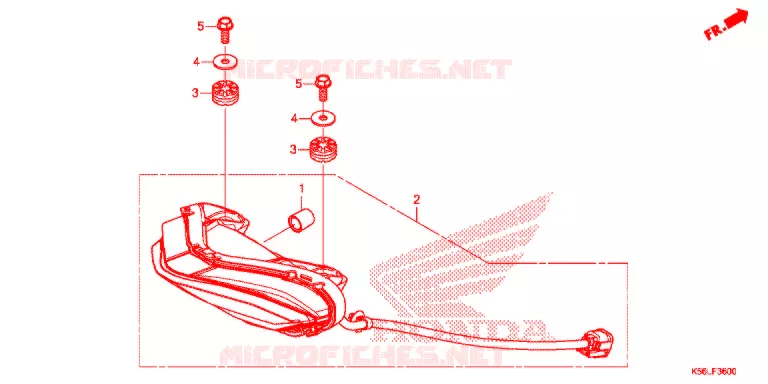 FEU ARRIERE Honda SCOOTER 150 WINNER 2020  FS150FAL_V