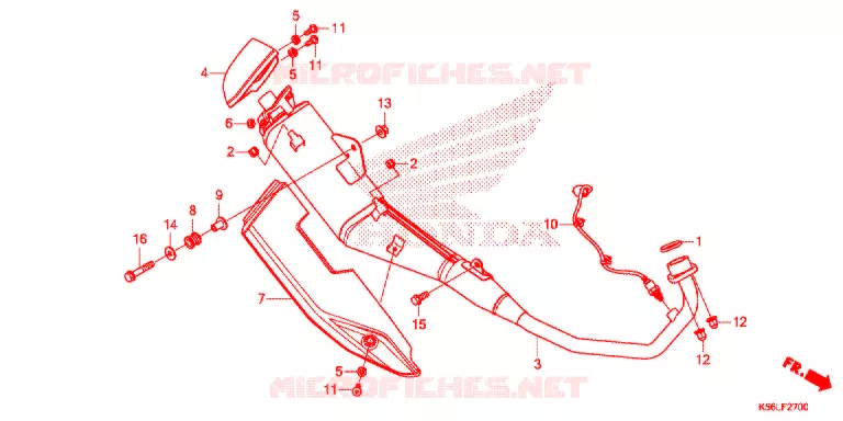 SILENCIEUX D'ECHAPPEMENT Honda SCOOTER 150 WINNER 2020  FS150FAL_V