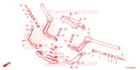 GUIDON   TE DE FOURCHE pour Honda GL 1800 GOLD WING TOUR DCT AIRBAG de 2022
