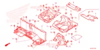 CARROSSERIE CENTRALE pour Honda PIONEER 520 M2 de 2022
