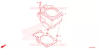 CYLINDRE pour Honda FOURTRAX 420 RANCHER 4X4 AT DCT EPS de 2022