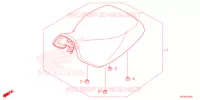 SELLE pour Honda FOURTRAX 420 RANCHER 4X4 AT DCT EPS de 2022