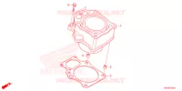 CYLINDRE pour Honda FOURTRAX 420 RANCHER 4X4 AT DCT EPS de 2022