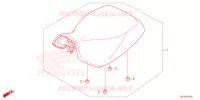 SELLE pour Honda FOURTRAX 420 RANCHER 4X4 AT DCT EPS de 2022