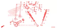 ARBRE A CAMES   SOUPAPE pour Honda FOURTRAX 420 RANCHER 4X4 AT DCT IRS de 2022
