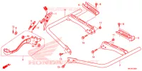 REPOSE PIED   PEDALE pour Honda FOURTRAX 420 RANCHER 4X4 AT DCT IRS de 2022