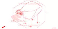 SELLE pour Honda FOURTRAX 420 RANCHER 4X4 AT DCT IRS de 2022