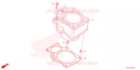 CYLINDRE pour Honda FOURTRAX 420 RANCHER 4X4 ES de 2022