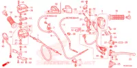 LEVIER DE GUIDON   CABLE   COMMODO pour Honda FOURTRAX 420 RANCHER 4X4 ES de 2022