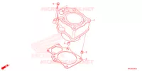 CYLINDRE pour Honda FOURTRAX 420 RANCHER 2X4 Electric Shift de 2022