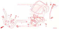 GUIDON pour Honda FOURTRAX 420 RANCHER 2X4 Electric Shift de 2022