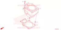 CYLINDRE pour Honda FOURTRAX 420 RANCHER 2X4 BASE de 2022