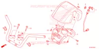 GUIDON pour Honda FOURTRAX 420 RANCHER 2X4 BASE de 2022