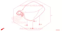 SELLE pour Honda FOURTRAX 420 RANCHER 2X4 BASE de 2022