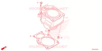 CYLINDRE pour Honda FOURTRAX 520 RUBICON 4X4 AT DCT de 2022