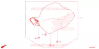 SELLE pour Honda FOURTRAX 520 RUBICON 4X4 AT DCT de 2022