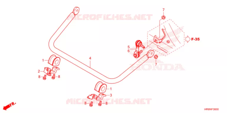 BARRE ANTI ROULIS Honda ATV 520 FOURTRAX 2022  TRX520FA5N