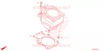 CYLINDRE pour Honda FOURTRAX 520 FOREMAN RUBICON 4X4 AT DCT EPS de 2022