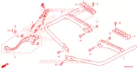 PEDALE   REPOSE PIED pour Honda FOURTRAX 520 FOREMAN RUBICON 4X4 AT DCT EPS de 2022