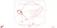 SELLE pour Honda FOURTRAX 520 FOREMAN RUBICON 4X4 AT DCT EPS de 2022