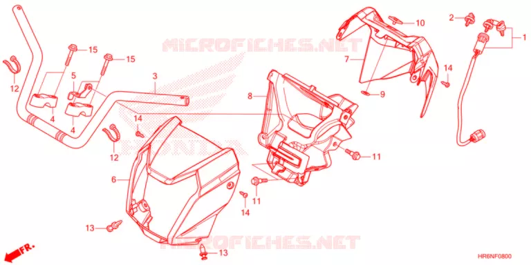 GUIDON Honda ATV 520 FOURTRAX 2022  TRX520FA6N