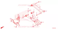 BRAS ARRIERE pour Honda FOURTRAX 520 FOREMAN RUBICON 4X4 AT DCT EPS DELUXE de 2022