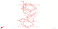 CYLINDRE pour Honda FOURTRAX 520 FOREMAN RUBICON 4X4 AT DCT EPS DELUXE de 2022