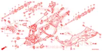 CADRE pour Honda FOURTRAX 520 FOREMAN 4X4 BASE de 2022
