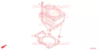 CYLINDRE pour Honda FOURTRAX 520 FOREMAN 4X4 BASE de 2022